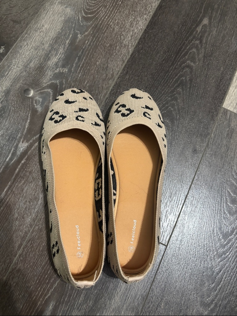 Cheetah print flats